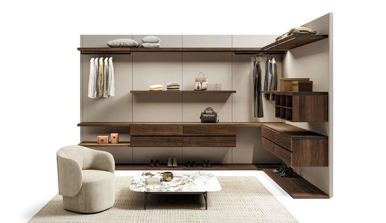 Σύγχρονο Custom Walk In Wardrobe Σχεδιασμός Προσαρμοσμένο για το υπνοδωμάτιο