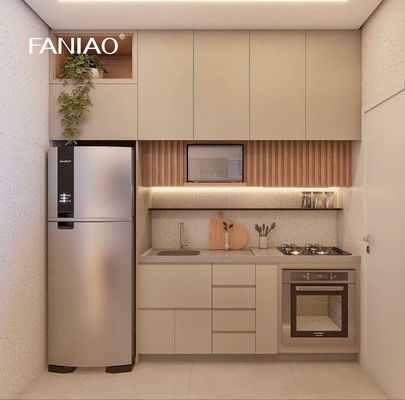 Mini-Küchenschrank aus Melamin für Hotel-Küchen-Apartment-Schränke
