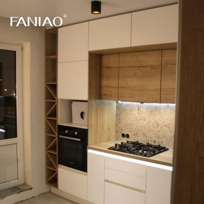 Modulare Küchenschrank aus Holz für Wohnungen All in One Schränke Küchenmöbel Hersteller