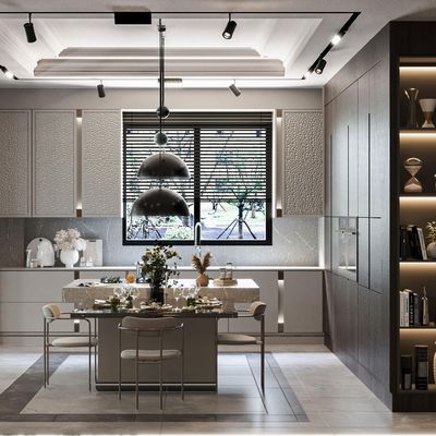 Δωρεάν Σχεδιασμός Custom ξύλινο φινέρι κουζίνα Modern Κλασικό ξύλινο κουζίνα ντουλάπι