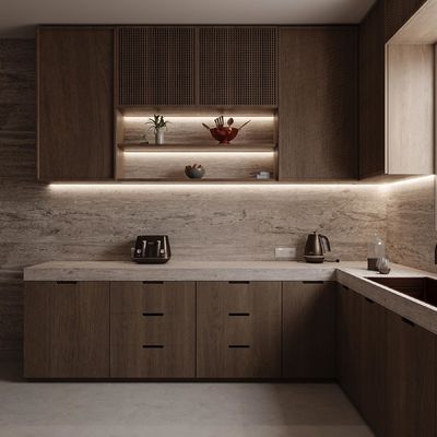 Houten keukenkasten Modulaire keuken