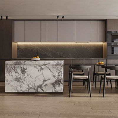 Massivholz Küchenschränke Modernes Modell Küchenmöbel Küchenschrank Set