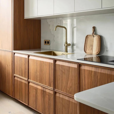 Küchenschränke aus Massivholz Luxusdesigns Aschholz Küchenschrank aus Holz Küchenschränke hellbraun