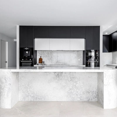 Moderne Holzmöbel Küchenschrank Design Mdf Australien Luxus weiße Küchenschränke
