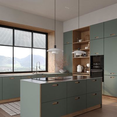 Luxusvilla Moderne Küchenschränke Design Steininsel Coque Kücheninsel