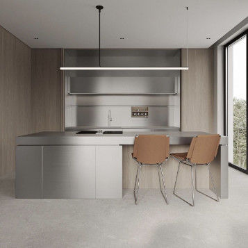 Neuer Eintritt Edelstahl Küchenschrank Kleiner Küchenschrank mit Waschbecken Modularer Edelstahl Küchenschränke