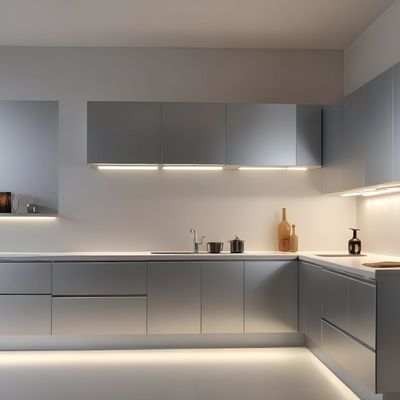 High Quality Complete Kitchen Interior Set Aluminum European Style Kitchen Cabinet Solid Wood