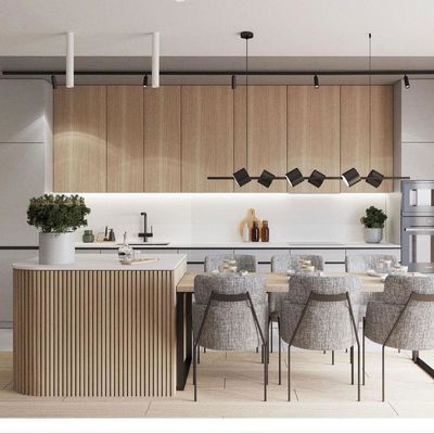 Kitchen Design Cabinet Supplier Mdf Modular Modern Wood Furniture Kitchen Cabinet    